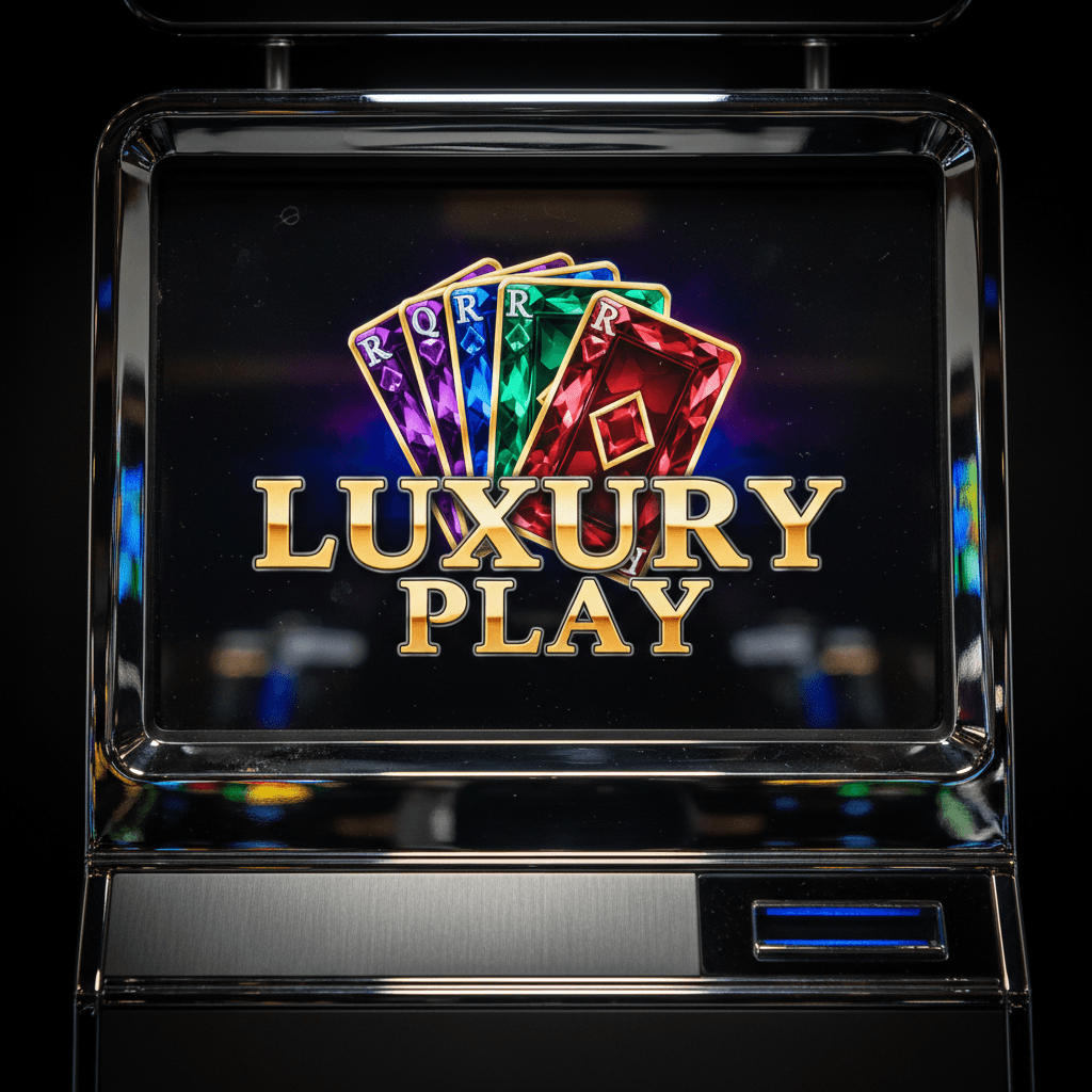 Renkli sembollerle slot oyun makinesi
